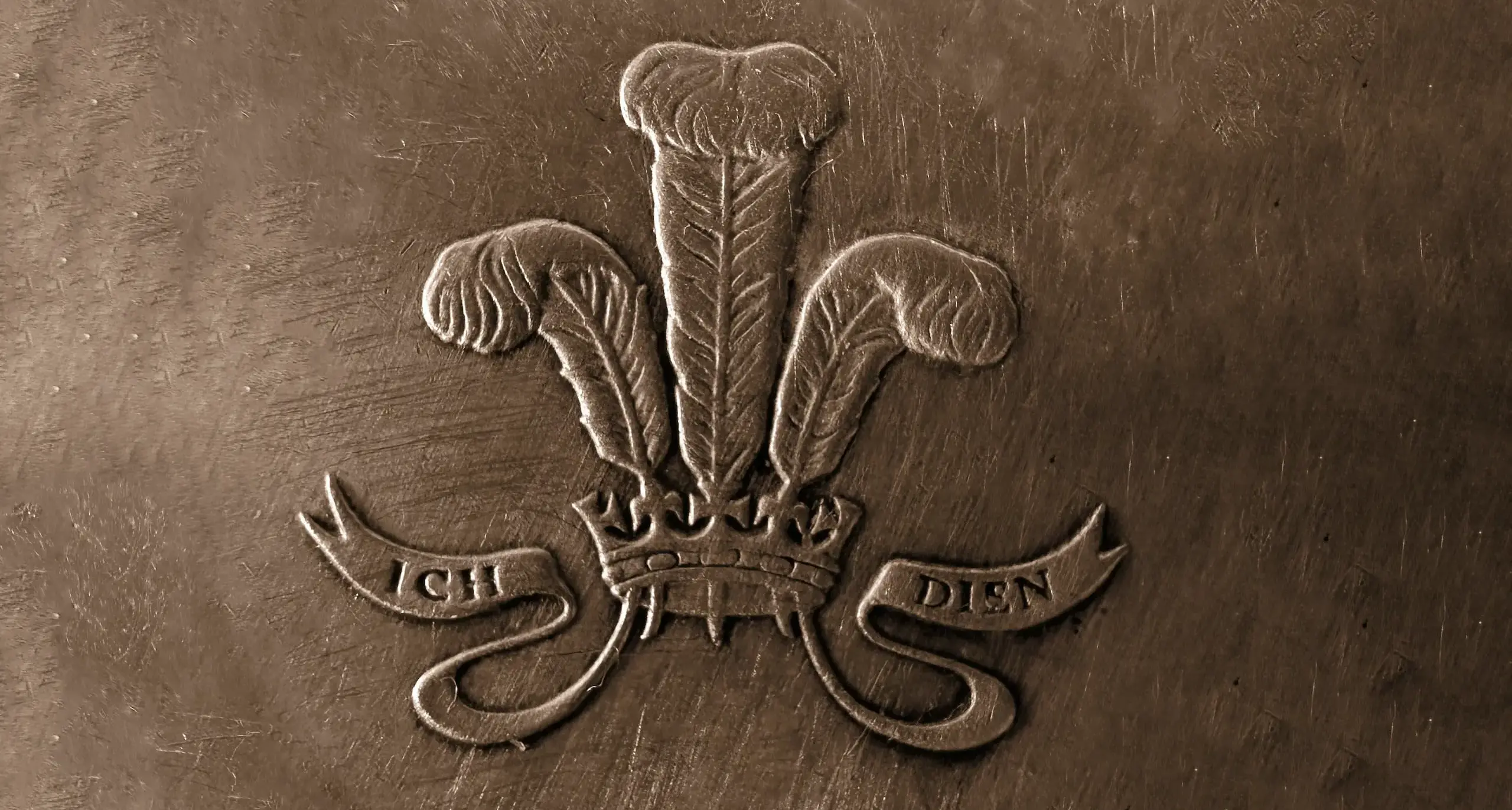 Embossed fleur de lys