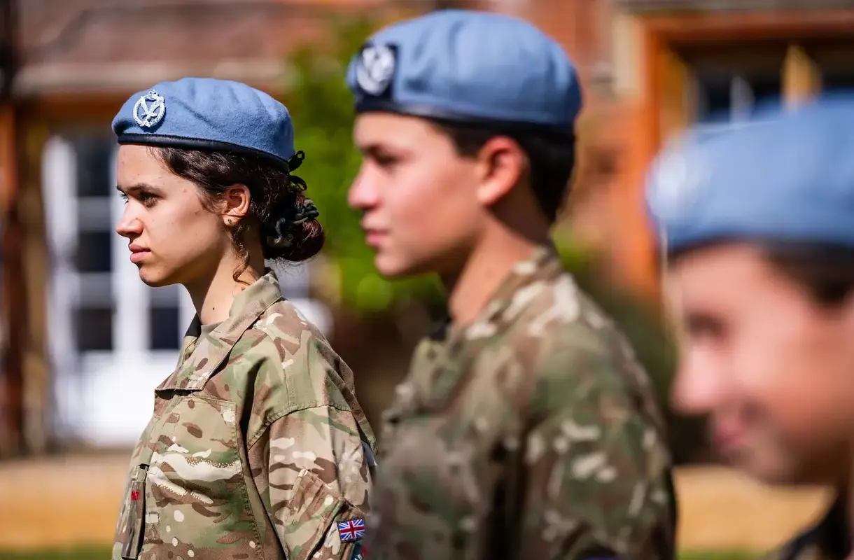 Embley pupils in army uniform on CCF assignment