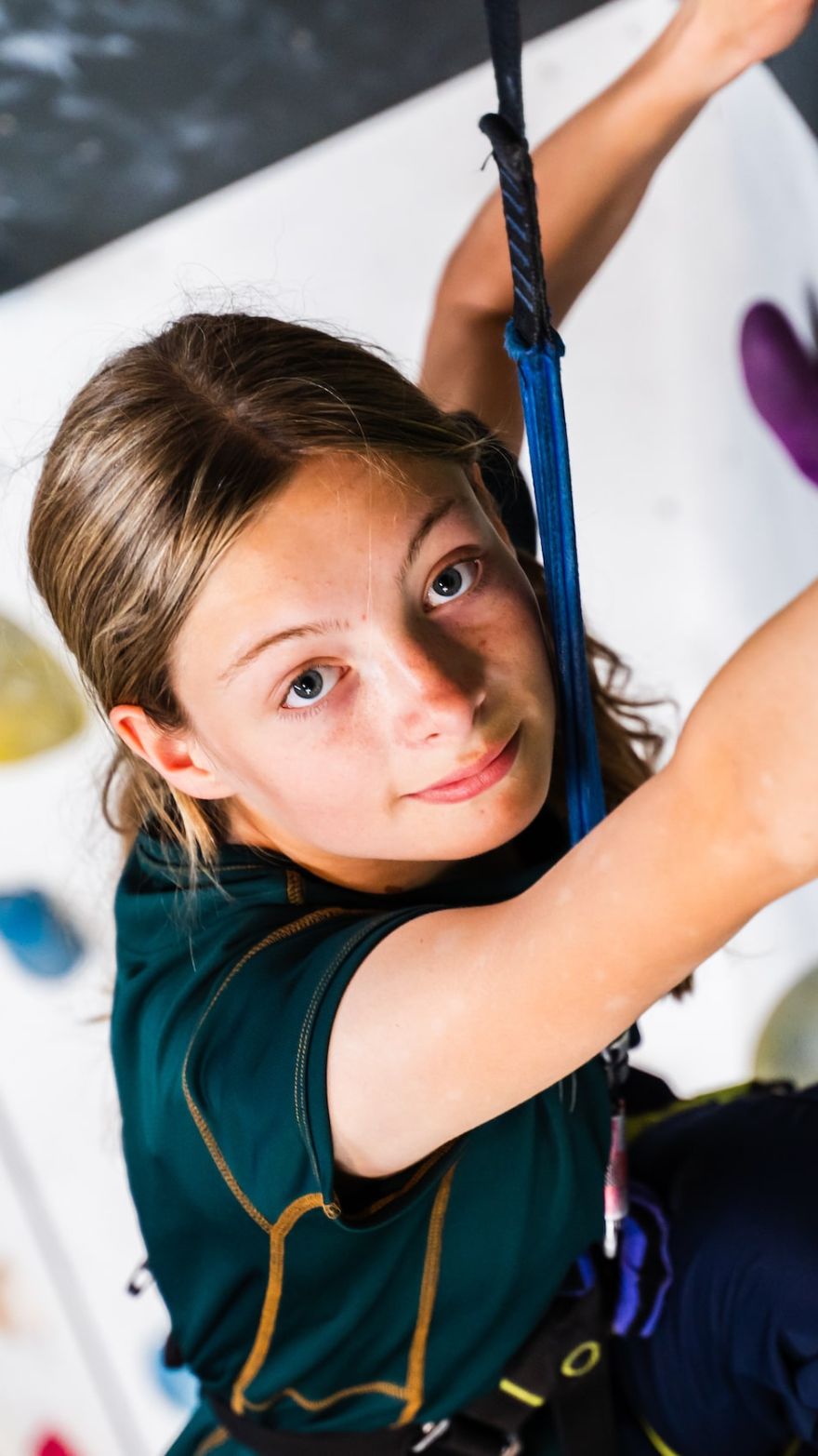 Embley pupil wall climbing