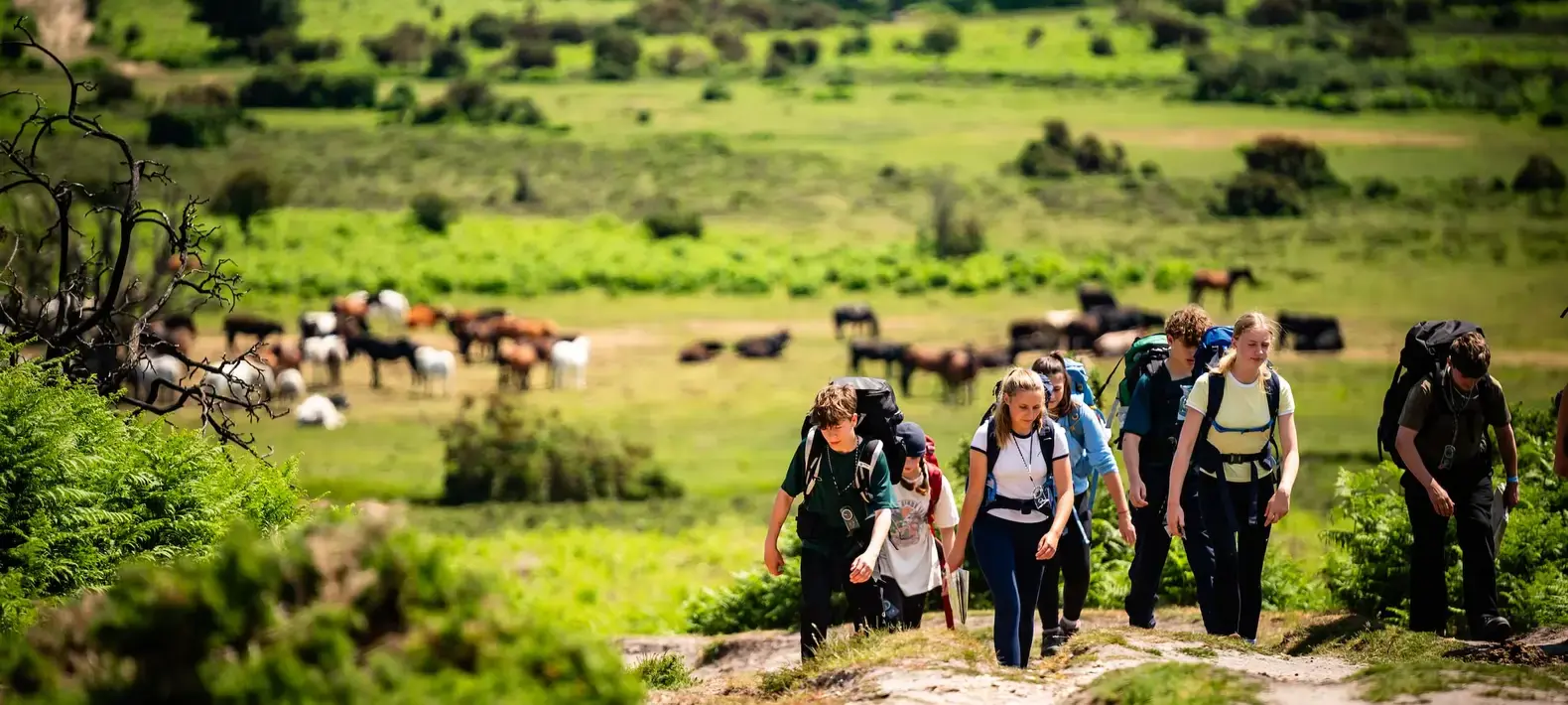 Group of Embley Sixth Form students on Duke of Edinburgh expedition