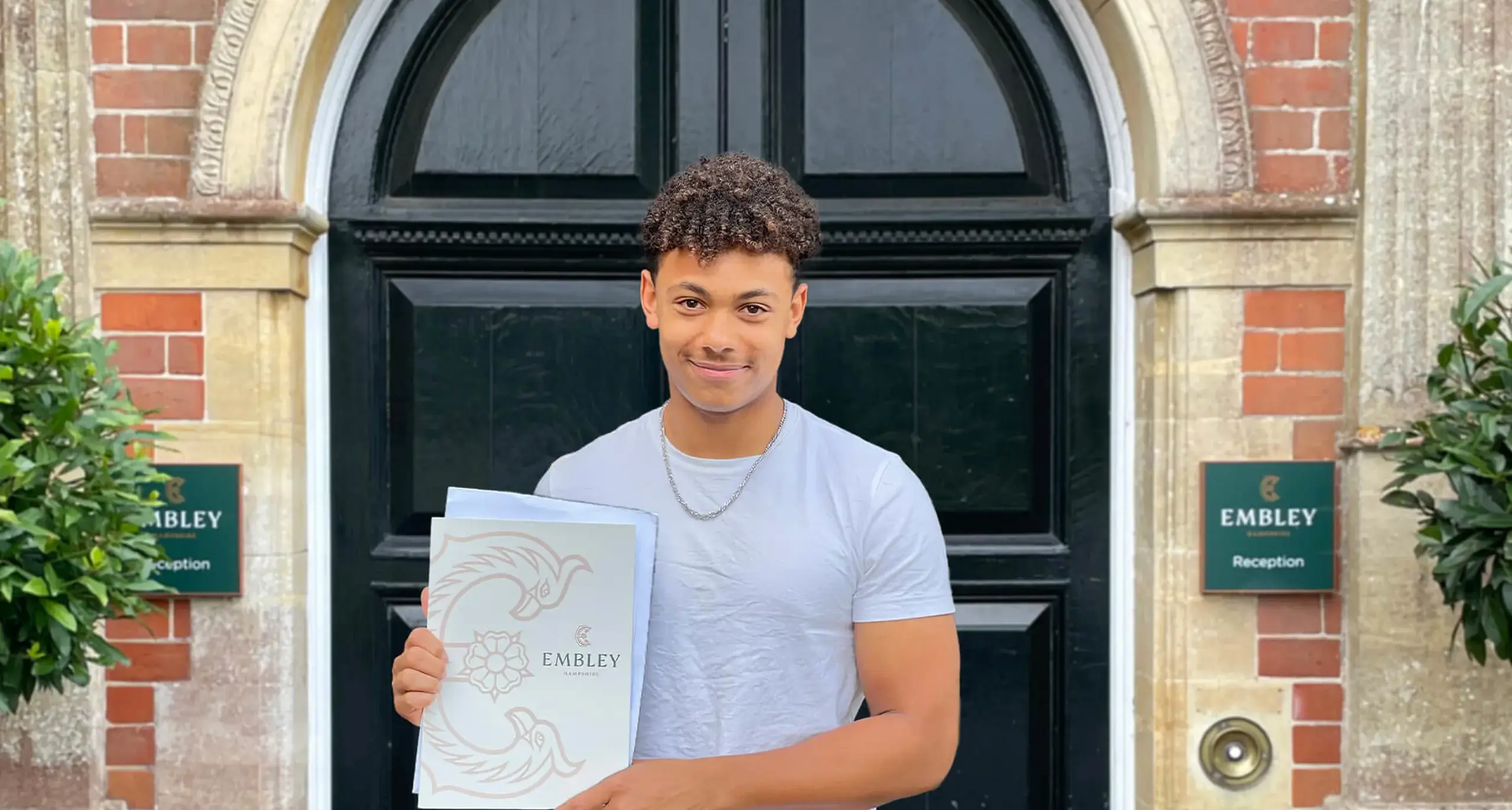 Embley student receives A level results