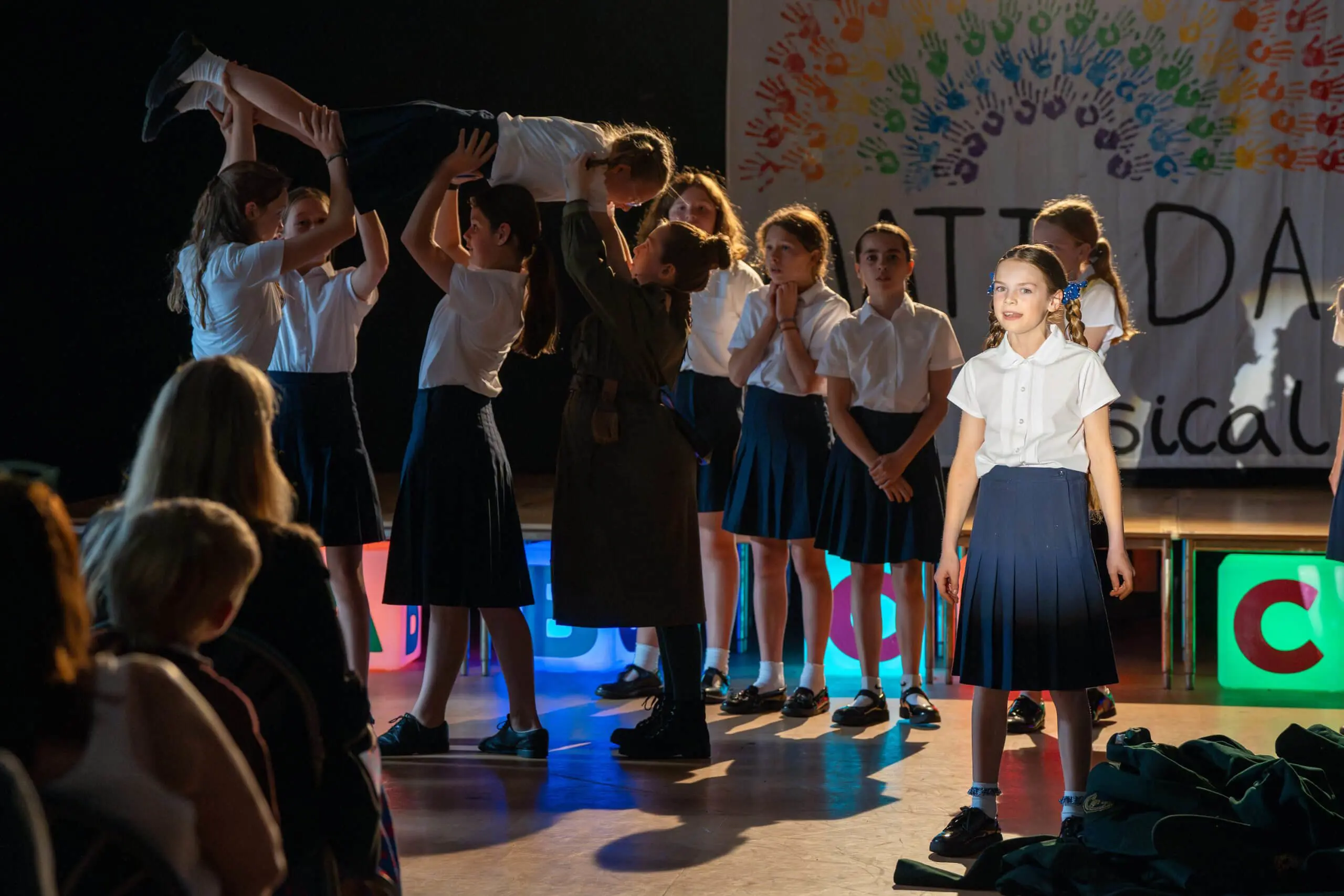 Year 6 Pupils perform Matilda: The Musical at Embley, a private school in Hampshire