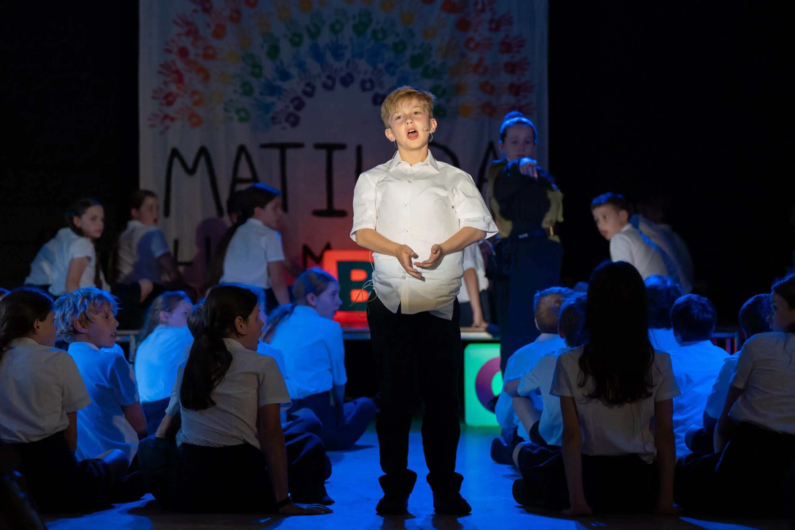 Year 6 Pupils perform Matilda: The Musical at Embley, a private school in Hampshire