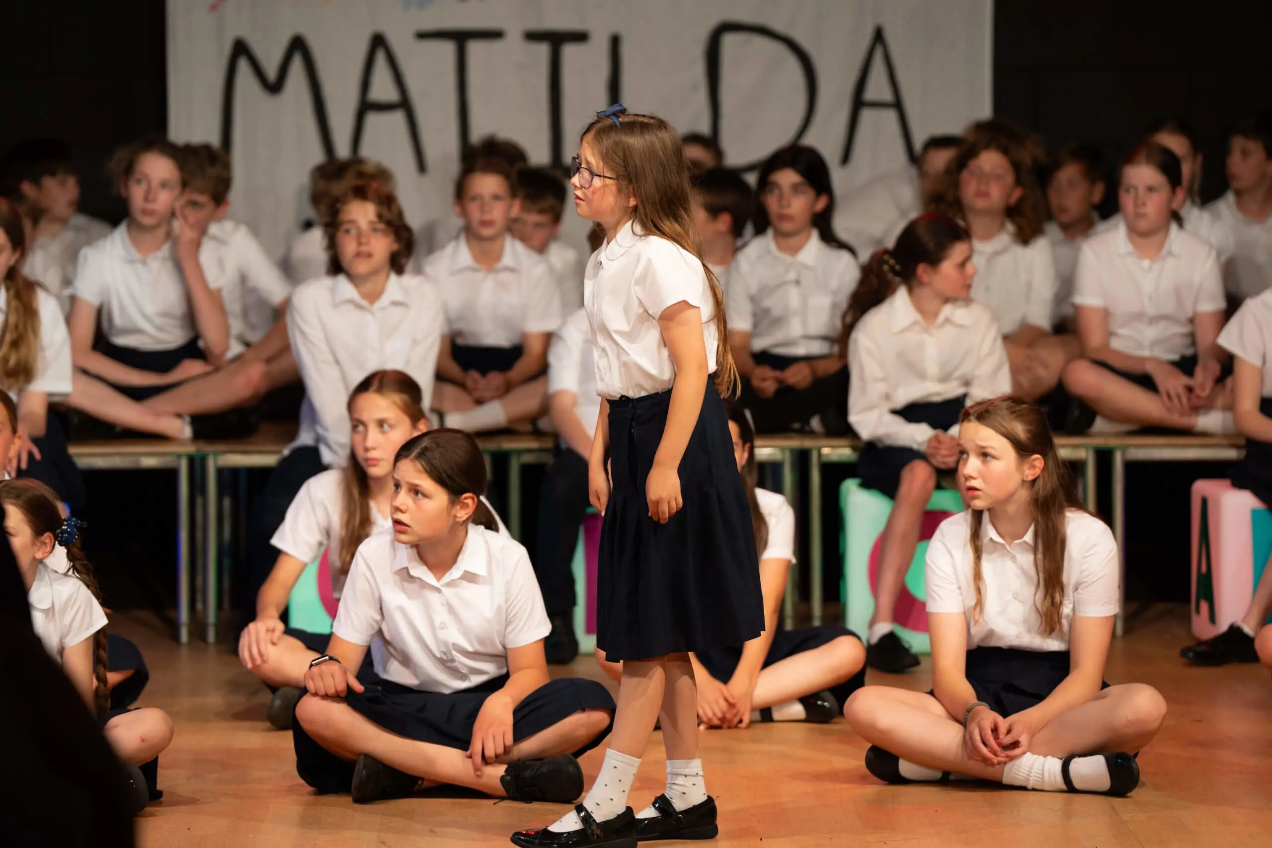 Year 6 Pupils perform Matilda: The Musical at Embley, a private school in Hampshire