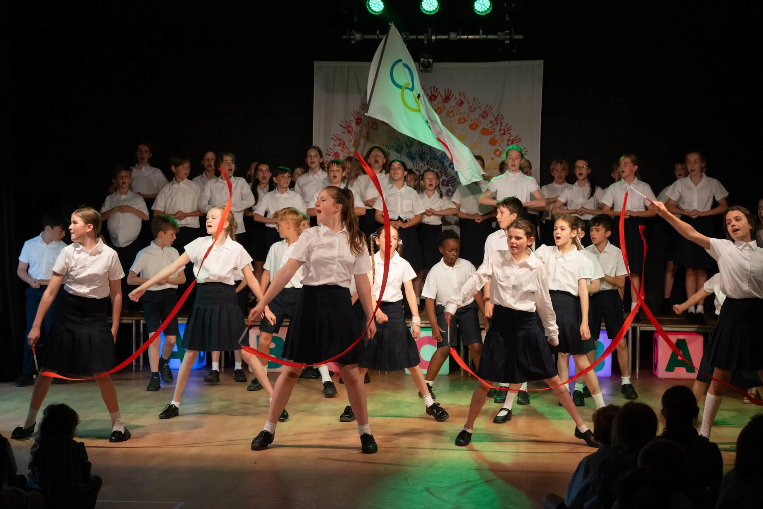 Year 6 Pupils perform Matilda: The Musical at Embley, a private school in Hampshire